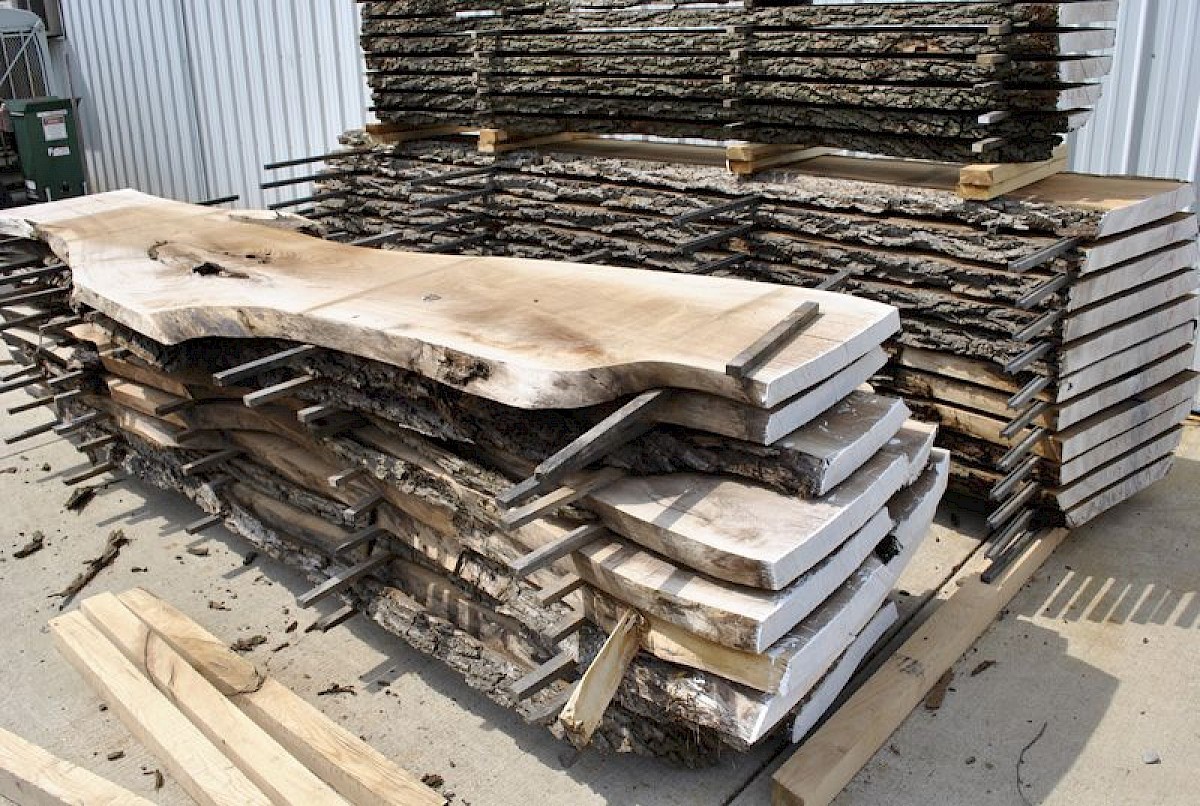 White Oak Live-Edge Slab #O-312